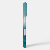 Teal & White Abstract Case-Mate iPhone Case (Achterkant / Rechts)