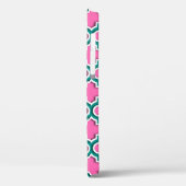 Teal Witte DIY BG Marokkaans Quatrefoil #5DS Case-Mate iPhone Case (Achterkant / Links)
