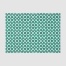 Teal Zwarte Schaakbord Patroon
