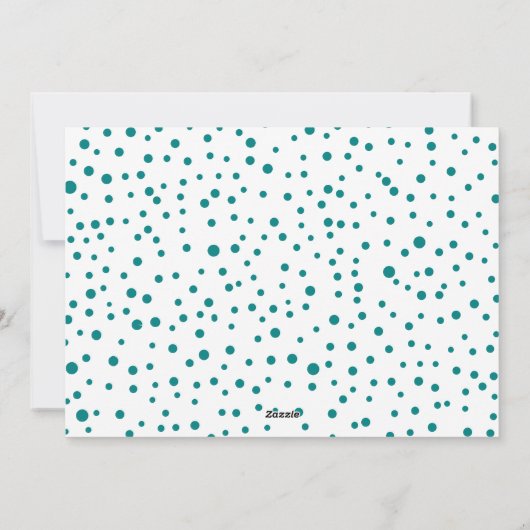 Tealblauwe Vreugde, kerst bloemenkrans foto Feestdagenkaart (Achterkant)