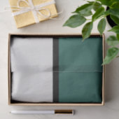 Tealgrijs zwart geruit patroon tissuepapier (Geschenk)