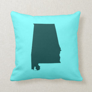 Tealgroene Alabama Vorm Kussen