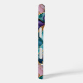 Tealmarmeren telefoonhoesje Goud Abstract Luxe Case-Mate iPhone Case (Achterkant / Rechts)