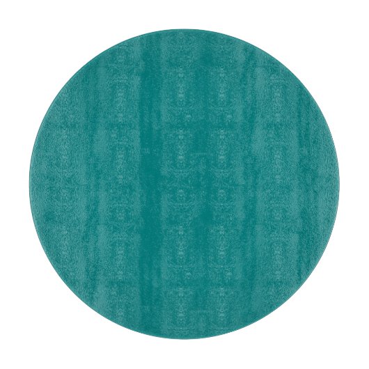 Tealronde glazen snijplank (Voorkant)