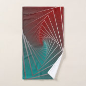 tealrood spinnen bad handdoek (Handdoek)