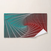 tealrood spinnen bad handdoek (Handdoek)