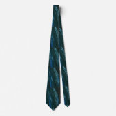 Teals and Blues Mannen Necktie Stropdas (Voorkant)