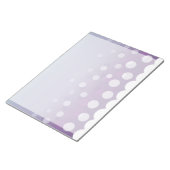 Tealy-Paarse bubels Notitieblok (Schuin)