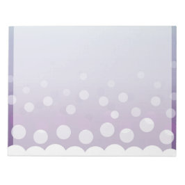 Tealy-Paarse bubels Notitieblok