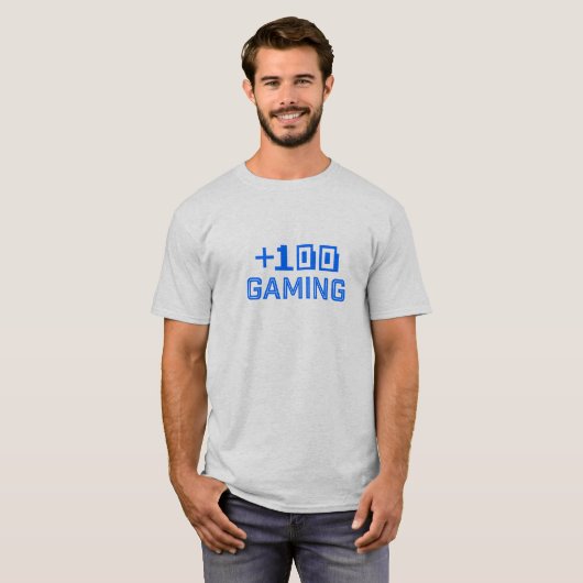 Team +100 T-Shirt 2017 voor games (Voorkant volledig)