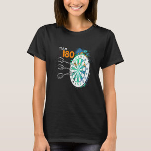 Team 180 Darts 180 dartbord 180 in darts Premium_ T-shirt