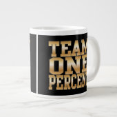 Team 1 procent, rijk grote koffiekop (Voorkant rechts)