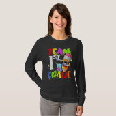 Team 1e klas Dabbing Potlood Terug naar school Ler T-shirt (Voorkant volledig)