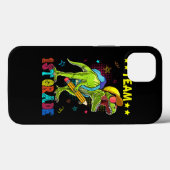 Team 1e klas Dinosaur Shirt Student Teacher Terug Case-Mate iPhone Case (Achterkant (horizontaal))