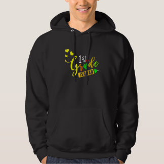 Team 1e leerjaar squad leraar terug naar school hoodie