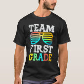 Team 1st Grade Squad First Teacher Student Back To T-shirt (Voorkant)
