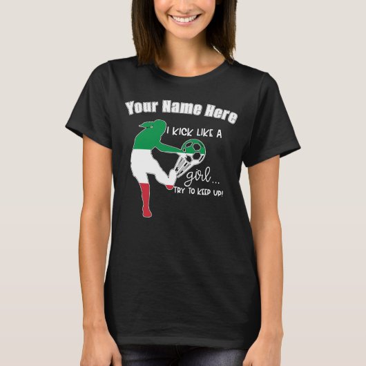 Team 2023 voor de wereldbeker vrouwen Italië T-shirt (Voorkant)