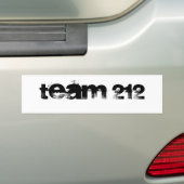 team 212 bumpersticker (Op auto)
