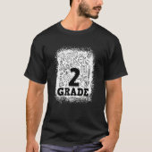 Team 2de graad 2de terug naar school lerarenstudie t-shirt (Voorkant)