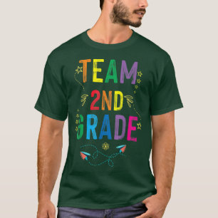 Team 2e graad Terug naar school Kindertuin Leraar T-shirt