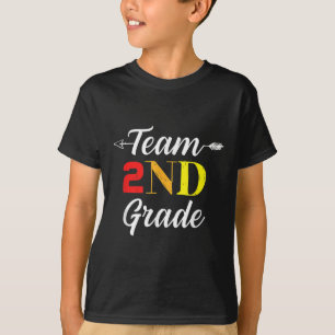 Team 2e klas Cool Teacher Student Terug naar schoo T-shirt