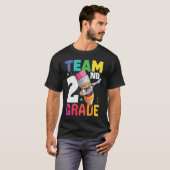 Team 2nd Grade Teacher Boys School Second Grade Sq T-shirt (Voorkant volledig)
