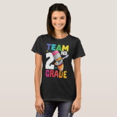 Team 2nd Grade Teacher Boys School Second Grade Sq T-shirt (Voorkant volledig)