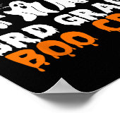 Team 3e Grade Boo Crew Halloween Ghost Poster (Hoek)