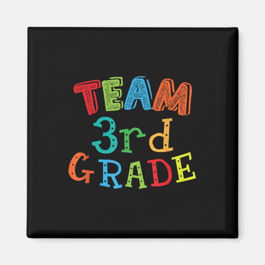 Team 3e klas - derde klas Kinder & Docent BA Magneet (Voorkant)
