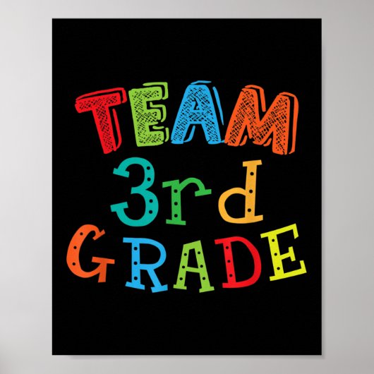 Team 3e klas - derde klas Kinder & Docent BA Poster (Voorkant)