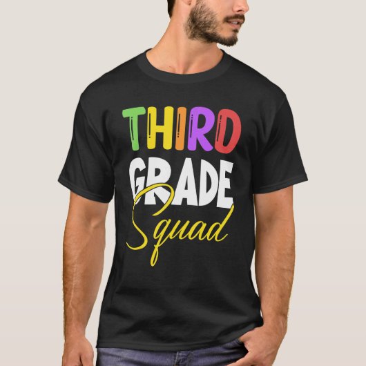Team 3e klas derde klas t-shirt (Voorkant)
