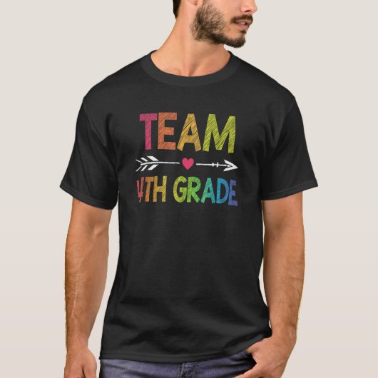 Team 4de graad 4e klas lerarenstudent t-shirt (Voorkant)