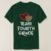 Team 4e klas grappigheids 4e terug naar leraar aan t-shirt (Design voorkant)