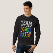 Team 4th Grade T Shirt Teacher Back To School (Voorkant volledig)
