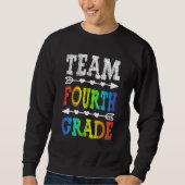 Team 4th Grade T Shirt Teacher Back To School (Voorkant)