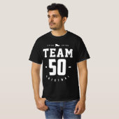 Team 50 jaar origineel - 50e verjaardag t-shirt (Voorkant volledig)