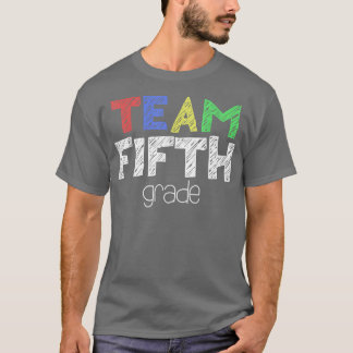 Team 5e graad 5e klas terug naar school t-shirt