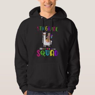 Team 5e klas squad Llama luiaard terug naar schoo Hoodie