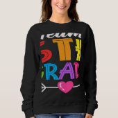 Team 5th Grade Teacher Student Kid Back To School  Trui (Voorkant)