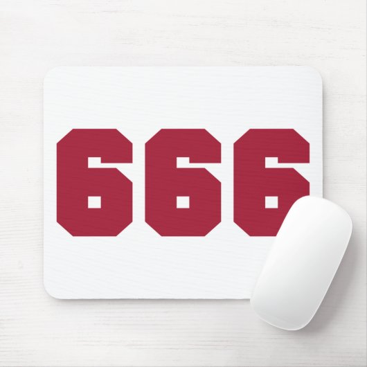 Team 666 muismat (Met muis)