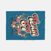 Team 67 Mom Dad Son Christmas Matching Teacher Gir Fleece Deken (Voorkant (Horizontaal))