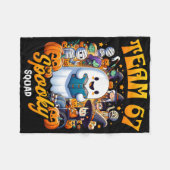 Team 67 Spooky Squad Grappig Zes Zeven Meme 6 7 Ha Fleece Deken (Voorkant (Horizontaal))