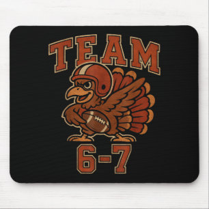 Team 67 Thanksgiving Turkije Voetbal Jongens Kinde Muismat