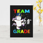 Team 6de graad|Terug naar schoolteam 6de Grade Squ Kaart (Gele Bloem)