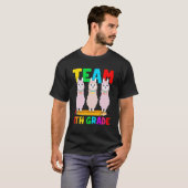 Team 6e graad Llama terug naar school Eerste dag T-shirt (Voorkant volledig)