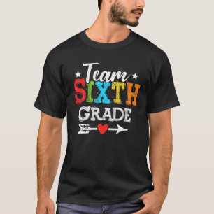Team 6e klas grappenmaker 6e terug naar leraar sch t-shirt