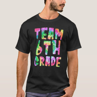 Team 6e klas stropdas verf zesde klas terug naar s t-shirt