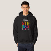 Team 6th Grade Teacher Student Kid Back To School  Hoodie (Voorkant volledig)