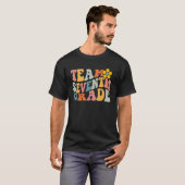 Team 7de graad Groovy Wavy 7de Grade terug naar s T-shirt (Voorkant volledig)