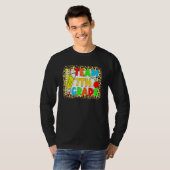 Team 7e graad leraar student Tweede rang Rug T T-shirt (Voorkant volledig)